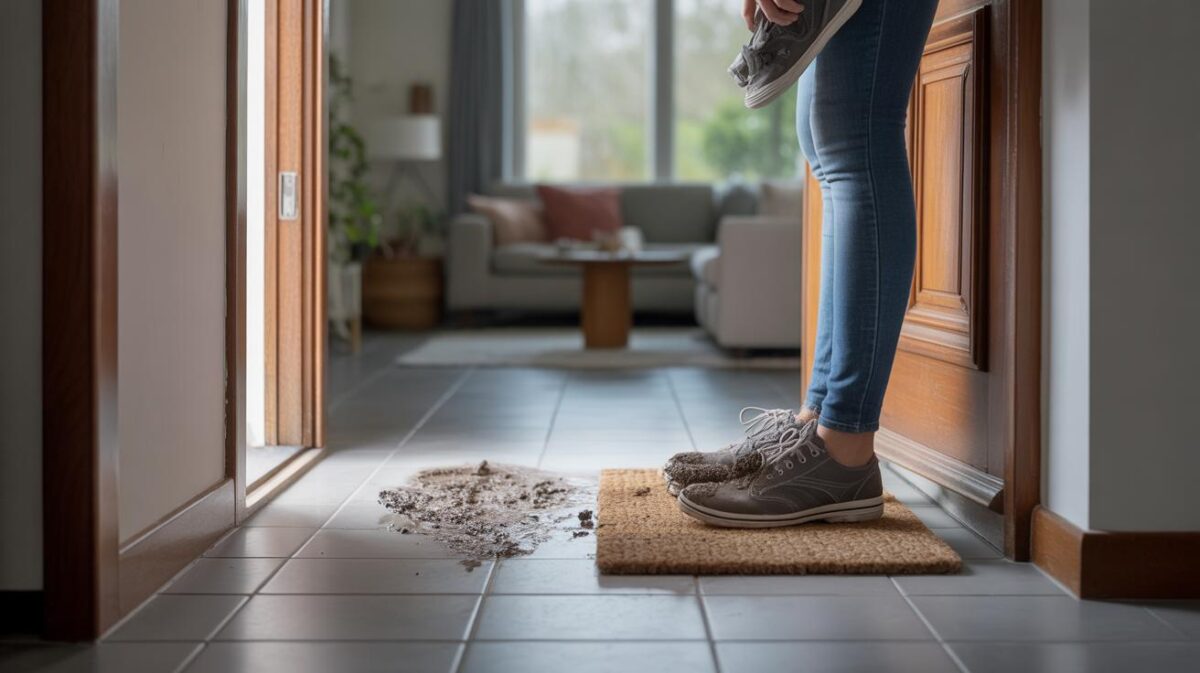 Deze kleine verandering in de hal vermindert duidelijk het vuil in het hele huis