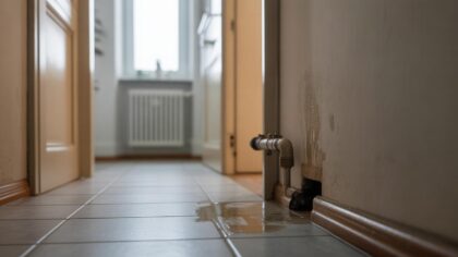 Dit kleine detail in de gang verklaart sommige terugkerende vlekken