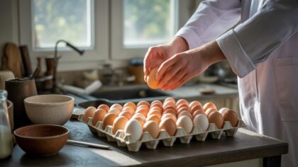 Eieren bewaren met de punt naar beneden verdubbelt hun versheid volgens Wageningen