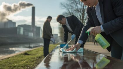 Veel mensen maken dit oppervlak schoon, maar niet degene die echt het probleem is