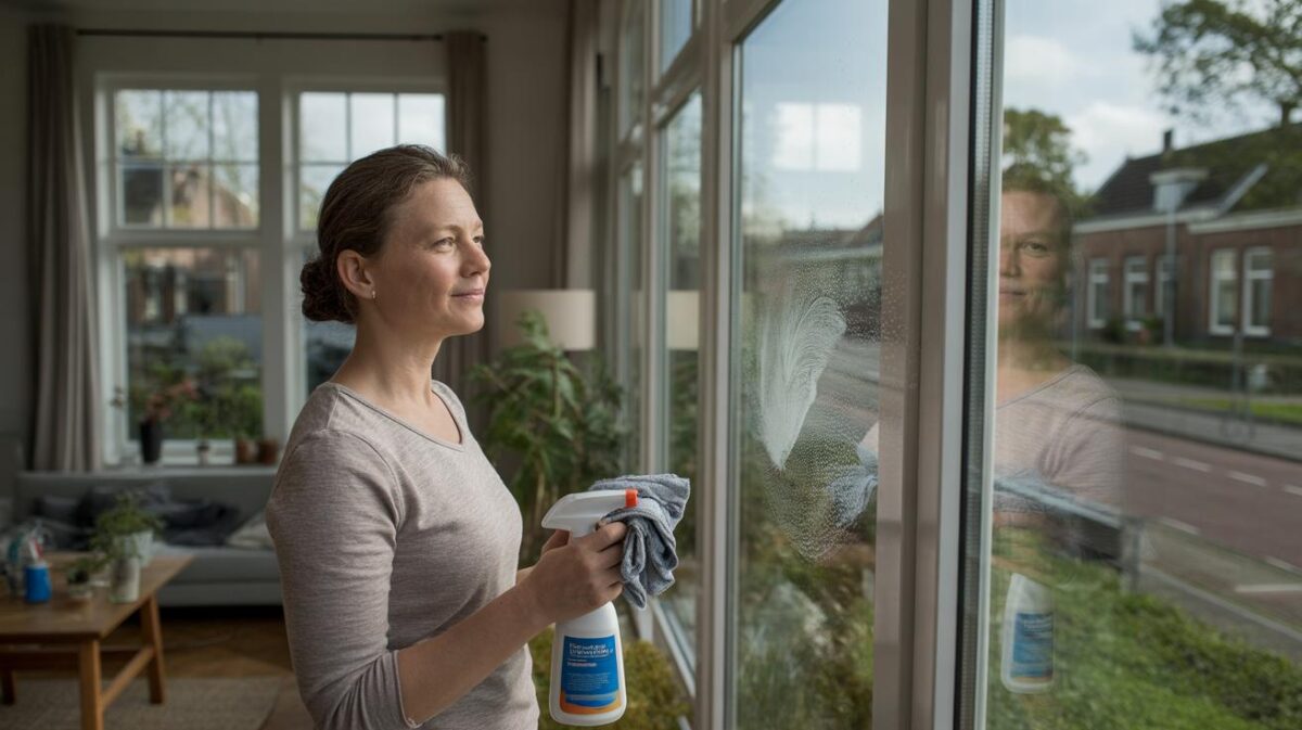 Ze stopte met één alledaagse handeling, en haar ramen blijven veel langer schoon