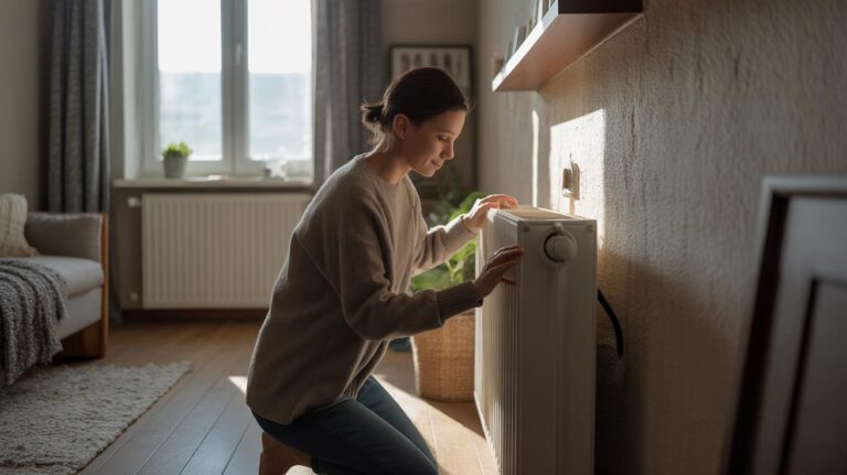 Ze veranderde één instelling van de radiator, en de kamer werd eindelijk goed warm