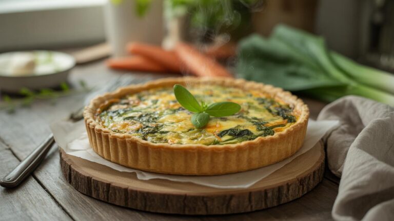 “Iedereen vraagt om meer” : deze fluweelzachte groentequiche die de kou verdrijft in één hap